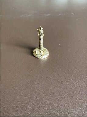 9k Gold 375 Lighthouse Charm Yellow Gold